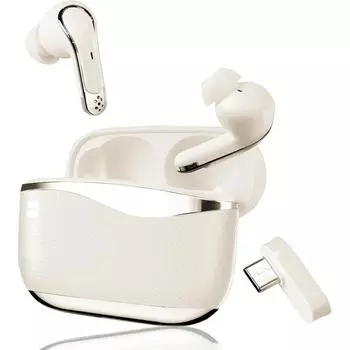 Игровые наушники-вкладыши Беспроводные наушники Bluetooth 5.4 ANC с активным шумоподавлением Гарнитуры с низкой задержкой 2,4 ГГц