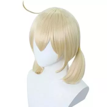 Игровые парики Косплей Реквизит Парик Клее Парик Косплей Золотой парик Мягкий женский парик Милый короткий парик Только для девочек