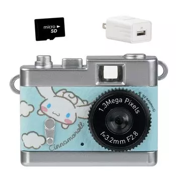 Игрушечная камера Kenko Light Blue Sanrio Character CN microSD USB-адаптер DSC-PIENI & & (Набор из 3 предметов) светло-синий