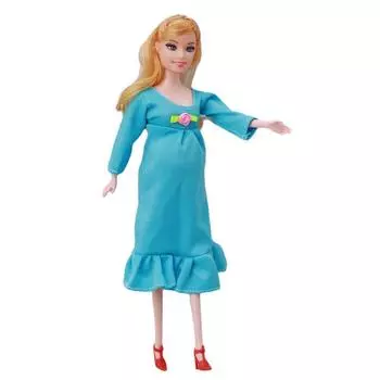 игрушечная кукла для беременных Детские куклы Дети беременная кукла Подарки Силиконовая кукла розовый