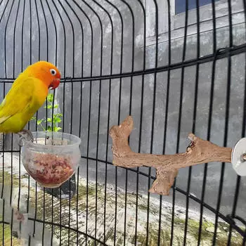 Игрушечная лестница из деревянного окуня, игровая площадка для попугая, окно и душ для маленьких средних птиц 15cm