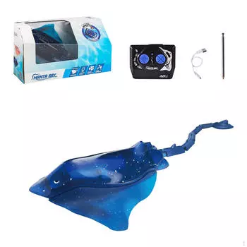 Игрушечная лодка RC Water Forward Backward High Speed Remote Control Manta Ray для розовый