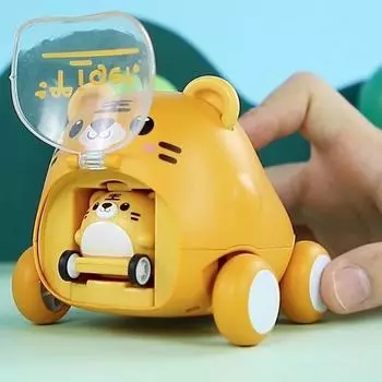 Игрушечная машина для малышей, подарок на день рождения, игрушки, мультяшный автомобиль для младенцев и мальчиков, интерактивная игрушка для детей Tiger