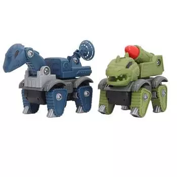 Игрушечная машинка-динозавр, обучающая сборка своими руками, детский игрушечный набор для мальчиков и девочек от 3 лет и старше