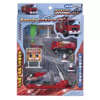 Игрушечная машинка Maruka Diecast Rescue Team Возраст 197377 3+ красный