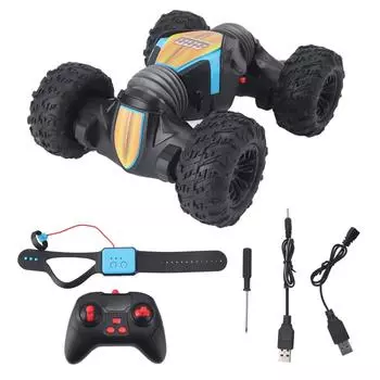 Игрушечная машинка с дистанционным управлением, 4 колеса, 2.4G, радиоуправляемая машинка с датчиком жестов для детей