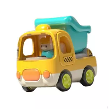 Игрушечная машинка с механизмом «Толкай и двигайся», образовательная инерционная машинка для детей Transporter