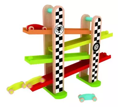 Игрушечная машинка Slope Slider Parking Car Mini Car для мальчиков 1 год 18 месяцев Classic World Classic World F1 Race Track (CL3570)