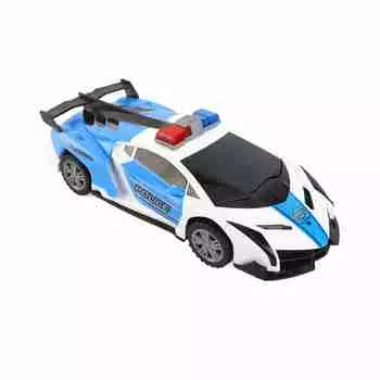 Игрушечная машинка со светом и звуком, вращающаяся на 360 градусов, работающая от батареек, светящаяся машинка для детей 3-8 лет