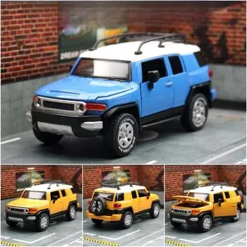 Игрушечная модель автомобиля, литой сплав, внедорожник, внедорожная коллекция, инерционный двигатель, звук и свет, подарок для детей, мальчиков