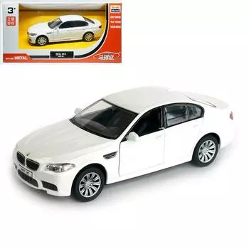 Игрушечная модель автомобиля M5 в масштабе 1/36, детская модель игрушечного автомобиля, литой металлический автомобиль, модель автомобиля из сплава, коллекция имитаций 1/36-Size:12.5*4.5*3.5cm белый