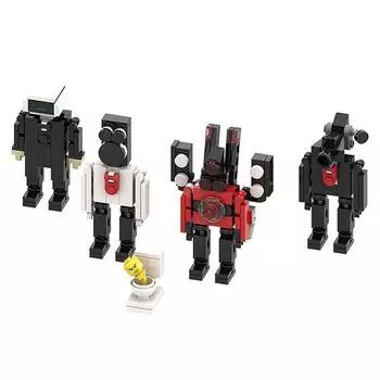 Игрушечные блоки Skivi Allied Joint Forces Mini, набор из 5 шт., 240 шт., разные цвета