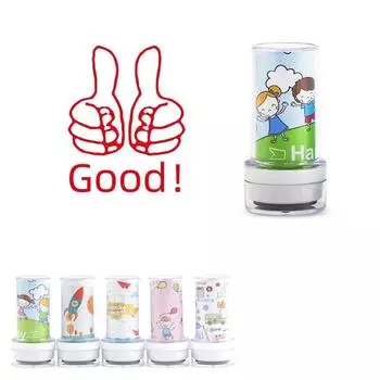 Игрушечные штампы Фоточувствительный штамп Наградная печать Поощрительный обучающий штамп Комментарийный штамп 6