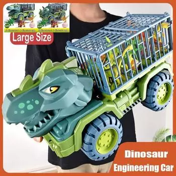 Игрушечный автомобиль с динозаврами, транспортер, игрушечный грузовик, игрушечный автомобиль с динозавром, подарок для детей Style A