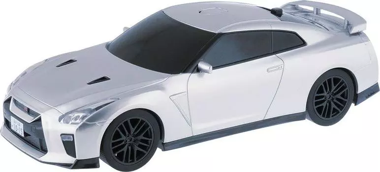 Игрушечный автомобиль Toyco со звуком и светом Nissan GTR Masked Police Car & белый