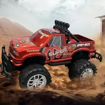 Игрушечный автомобиль внедорожный толкающий и движущийся фрикционный игрушечный автомобиль внедорожный военный истребитель подарок на день рождения для детей мальчиков красный