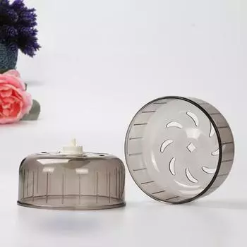 Игрушечный беговой диск для хомяка, немое противоскользящее вращающееся маленькое беговое колесо для хомяка 13 см