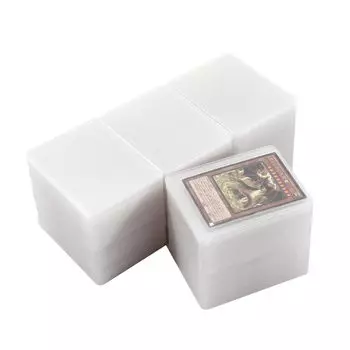 Игрушечный Бог с верхней загрузкой, жесткий тип с защитной пленкой, загрузчик карт, прозрачная белая коллекционная карта, материал ПВХ и защита от царапин, хранение