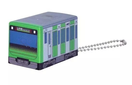 Игрушечный брелок Daiwa зеленый 4 см GOGO Cubby Mini Car Yamanote Line E235 Series Pattern GC-01