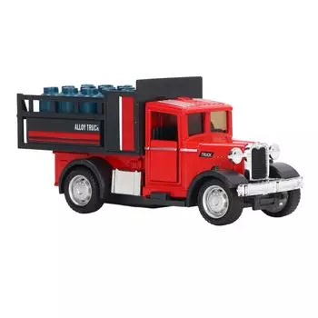 Игрушечный грузовик 1:32 масштаба ретро сплав американский транспорт грузовик модель для детей модели любителей подарок газ