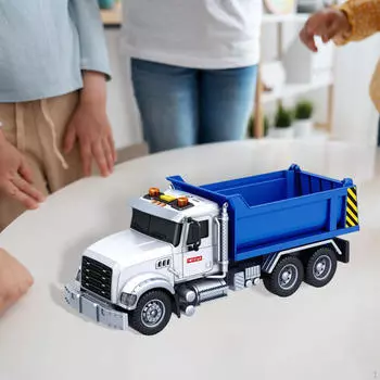 Игрушечный грузовик с фрикционным приводом, раннее развитие, симуляция, инженерный игровой набор для детей от 4 до 7 лет transport truck