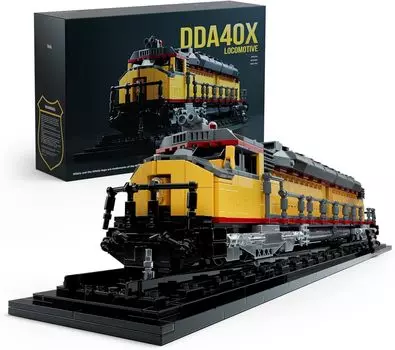 Игрушечный конструктор Nifeliz DDA40X Train, коллекционная модель игрушки для взрослых, подходит для декора дома и офиса, подарок на день рождения для любителей поездов (1,603 шт.)