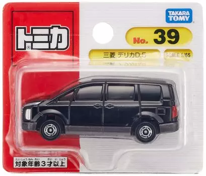 Игрушечный мини-автомобиль Takara Tomy Tomica Mitsubishi Delica, возраст № 39 D5 (Блистерная упаковка) 3+