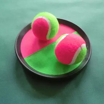 Игрушечный мяч для активного отдыха Ослепительные игрушки Набор для игры в мяч «Бросай и лови» Спортивный игровой набор «Диск диаметром 18 см» Детская игрушка onesize