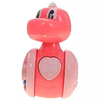 Игрушечный неваляшка, игровой набор, игрушка для дошкольников, музыкальные игрушки, горка, игрушка-тумблер, качающаяся игрушка, забавная игрушка-тумблер, развивающая игрушка-тумблер 11*6*5.5cm красный