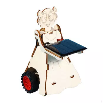 Игрушечный робот-доставщик еды на солнечных батареях для дошкольного обучения, научные эксперименты, наборы для развития