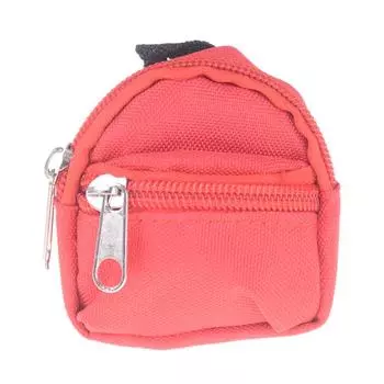 Игрушечный рюкзак для куклы красный