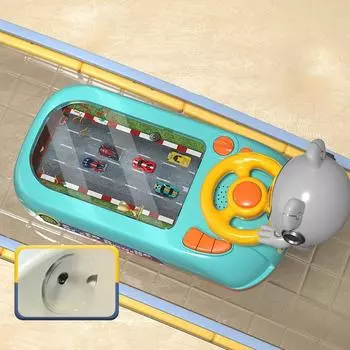 Игрушечный руль гоночной машины, руль гоночной приключенческой машины, симулятор вождения Steer Joy для детей, игрушечный руль