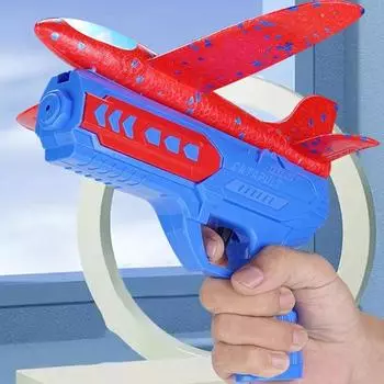 Игрушечный самолет 45516 метров, расстояние в один клик, портативное управление, интерактивное развлечение, привлекательные детские игрушки из пенопласта With Light синий