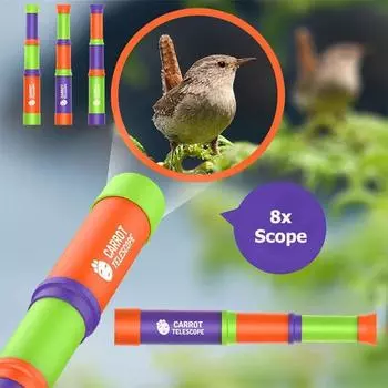 Игрушечный телескоп с регулируемым фокусом, 3-кратный прицел, однотрубный телескоп для детей, игрушки для исследования на открытом воздухе, 3-ступенчатая регулировка, телескопический подарок разноцветный