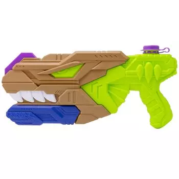 Игрушечный водяной пистолет Onda Dino Shot для игр на открытом воздухе, парк водных игр, большая емкость, мощный зелёный