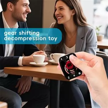 Игрушка-антистресс с 3D-печатью имитирует коробку передач с реалистичными шестернями и рычажными защелками, чтобы развеять скуку. One Size