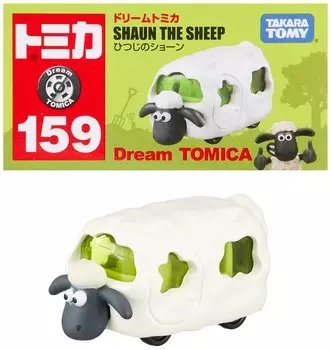 Игрушка-автомобиль TAKARA TOMY Dream Tomica Shaun the Mini для детей от 3 лет и старше. Упакованная игрушка, стандарт безопасности которой пройден. Сертификация ST Mark TOMICA Tomica No.159