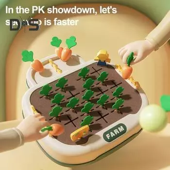 Игрушка-балансир Кролик Игра-перетягивание редиса Мелкая моторика Малыши Мальчики Девочки Дошкольники Изучение чисел Логическое мышление Образовательный интерактивный кролик set