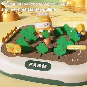 Игрушка-балансир Кролик Игра-перетягивание редиса Мелкая моторика Малыши Мальчики Девочки Дошкольники Изучение чисел Логическое мышление Образовательный интерактивный кролик set