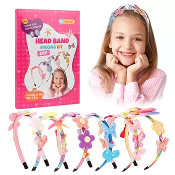 Игрушка Bobblyfun Подарок на день рождения для девочек Рейтинг популярных 6 Набор для самостоятельного изготовления резинок для волос Подарочная игрушка для девочек 4 года 5 лет 6 лет Набор для самостоятельного изготовления игрушки