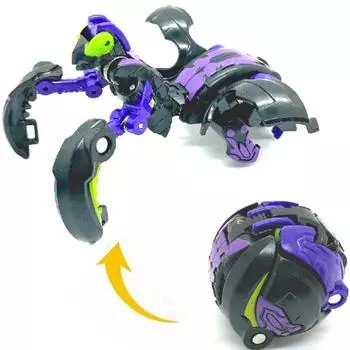 Игрушка «Богомол» 3,7 см, деформированное яйцо Hyper Dragonoid Battle GameToy белый