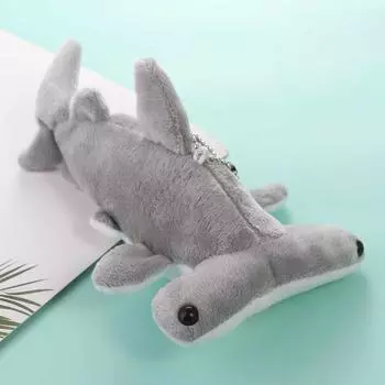 Игрушка-брелок Акула-молот Плюшевая кукла Акула-молот Плюшевый брелок Акула-плюш A