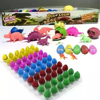 Игрушка Динозавр Модель Динозавр При касании воды Вылупление Игрушки-трансформеры 60 шт.