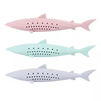 Игрушка для чистки зубов у кошек, палочка для чистки зубов у кошек, силиконовая игрушка в форме рыбы, устойчивая к жеванию, интерактивные игрушки с кошачьей мятой, товары для животных розовый