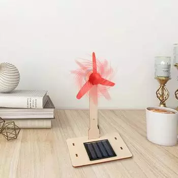 Игрушка для детей Мини солнечная энергия ветряная мельница научный обучающий инструмент