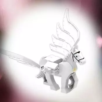 Игрушка для детей Модель лошади Конструкторы Мстители Кирпичи