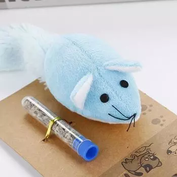 Игрушка для домашних кошек Интерактивные игрушки-дразнилки для кошек Игрушка-мышка с длинным хвостом Игрушка для царапания Обучающие игрушки Кошачья мята для котят Мыши Крысы Продукт Length 30cm opp коричневый