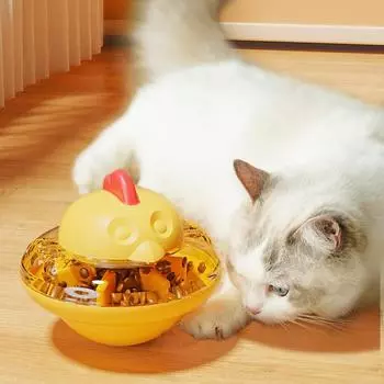 Игрушка для домашних животных Безопасная раздача лакомств Игрушка для домашних животных Медленная кормушка Устойчивая к укусам раздача лакомств Игрушка-головоломка для домашних животных Многофункциональная игрушка-мяч для угощений синий