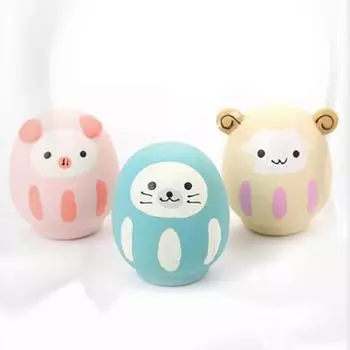 Игрушка для домашних животных Dingdong Pet 6 см, набор из 3 предметов, разные цвета, 1 комплект