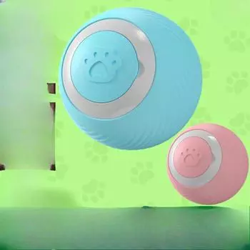 Игрушка для домашних животных, мяч, катящийся трекбол, перезаряжаемый, автоматический, забавный артефакт для кошек, саморазвлечение и устойчивый к укусам, забавный мяч для кошек 42*42*42cm